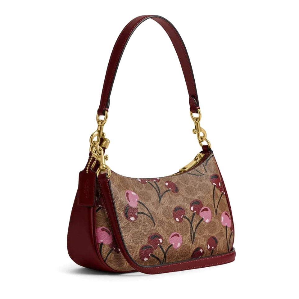 Teri Shoulder Bag With Cherry Print